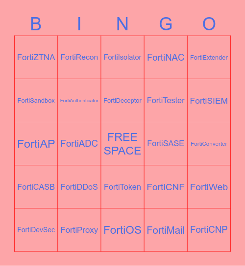 TEST !!!!! Bingo Card