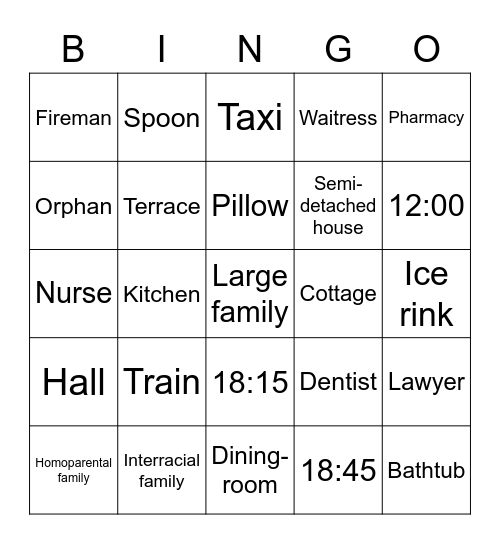 Exam revision bingo Card