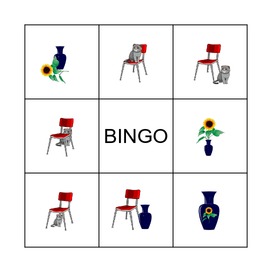 Kohamäärsõnad Bingo Card