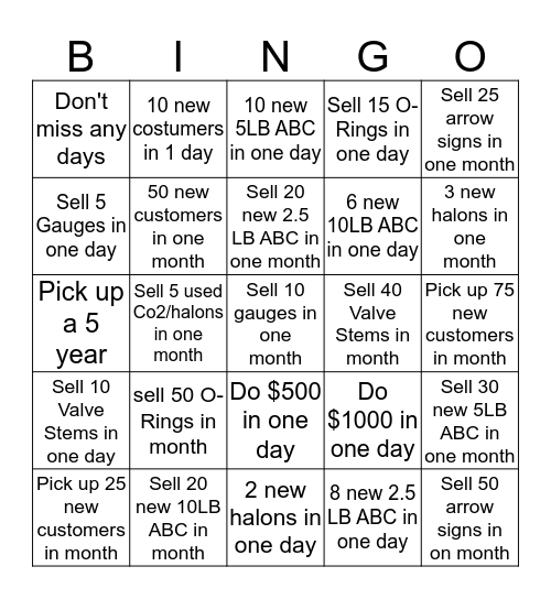 February 2013 Bingo Card