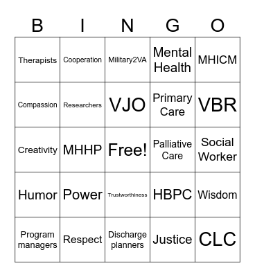 Happy SW Month Bingo Card