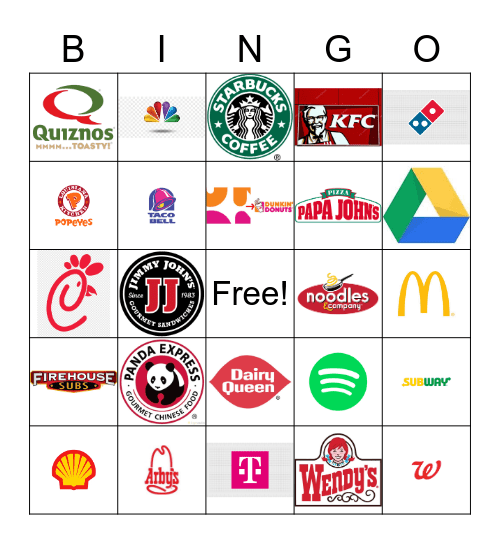 LOGO BINGO Card