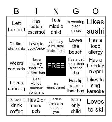 Patient Access Week 2023 Bingo Card