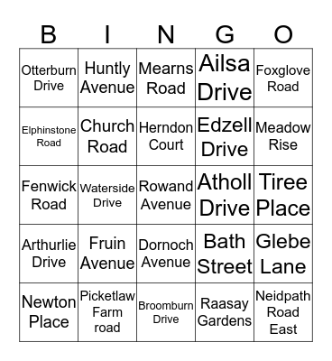 CLOSING DATE BINGO  Bingo Card