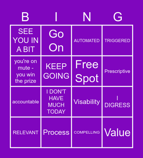 SCOTTISIMS BINGO Card