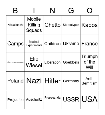 🍎End of the Trimester BINGO!!!🍎 Bingo Card