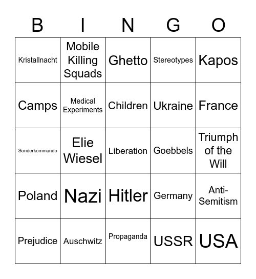 🍎End of the Trimester BINGO!!!🍎 Bingo Card