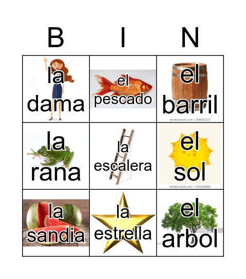 Loteria Mi Pueblito Bingo Card