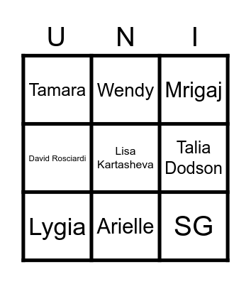 Culture Chats: After Hours Bingo Card