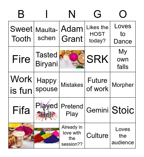 Let's Play BINGO! Bingo Card