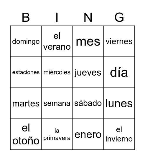 1.11-1.13 Bingo Card