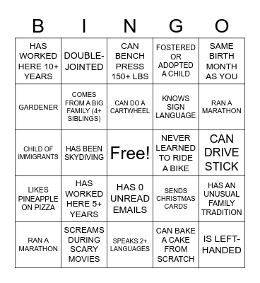 ASSURANCE AND TESTING TEAM Bingo Card