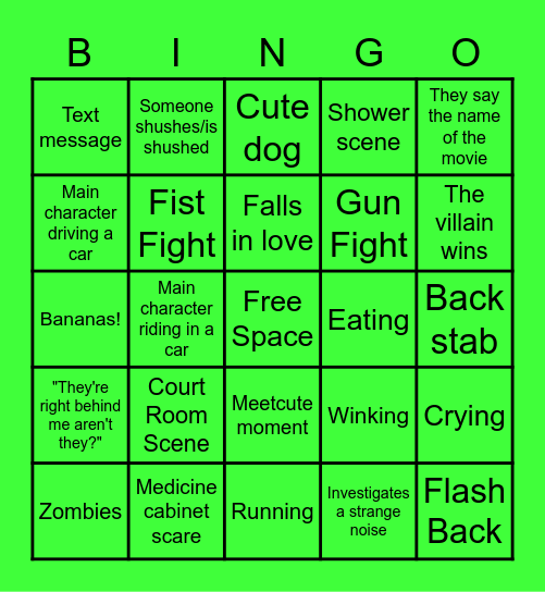 Suckahfish Bingo Card