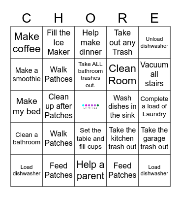 Litmirez Jobs and Responsibilities BINGO Card