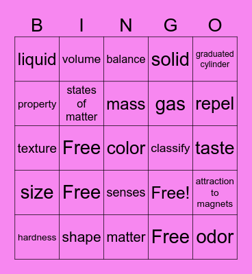 3rd Nine Weeks Review Bingo Card