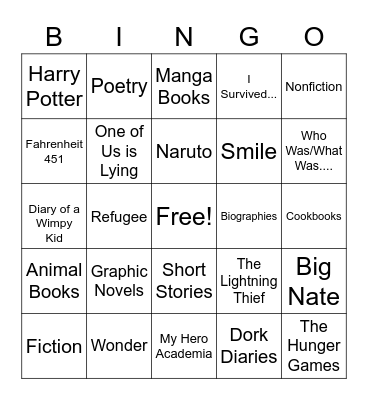 Read Across America Bingo 2023 Bingo Card