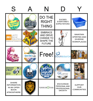 Founder's Month BINGO Card