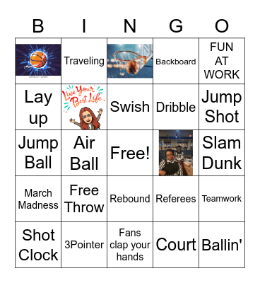 March Madness Bingo Card