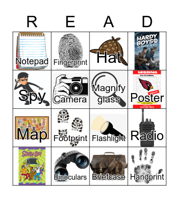 Who Done It?             Family Reading Night Bingo Card