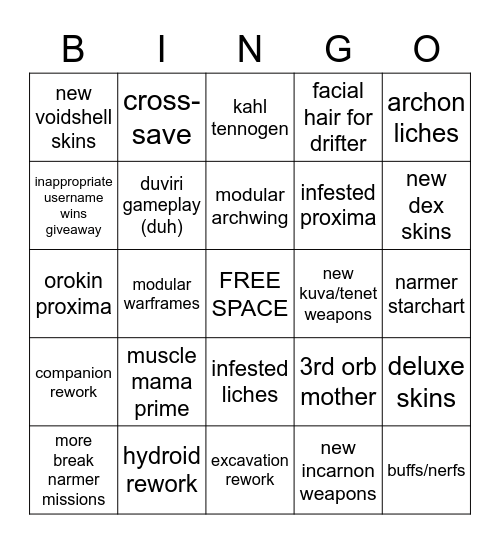 DEVSTREAM 168 BINGO Card