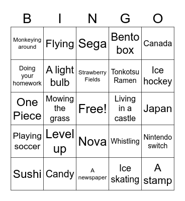 C3 Lesson 21 Book D Bingo Card