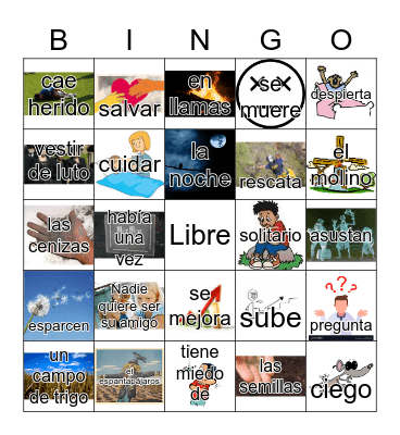 El espantapájaros Bingo Card