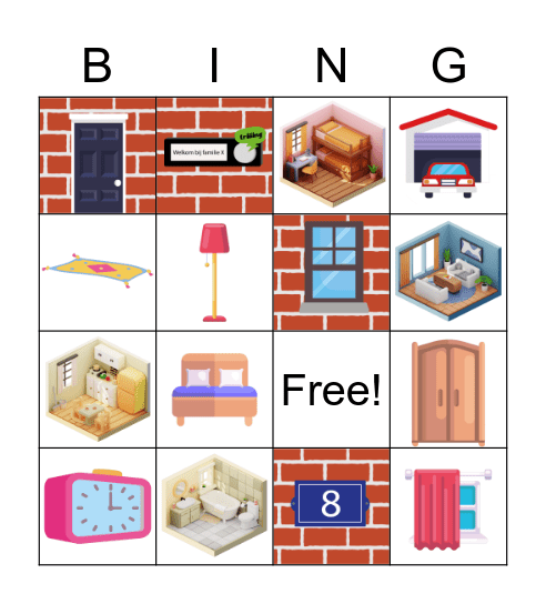 mijn huis Bingo Card