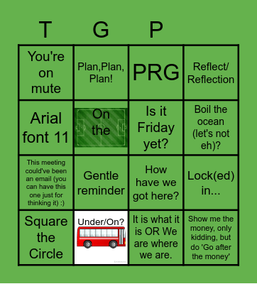 Lingo Bingo Card