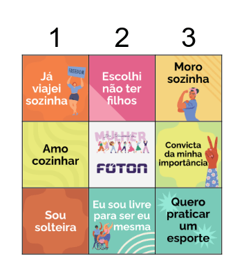 Bingo Girl Power Bingo Card