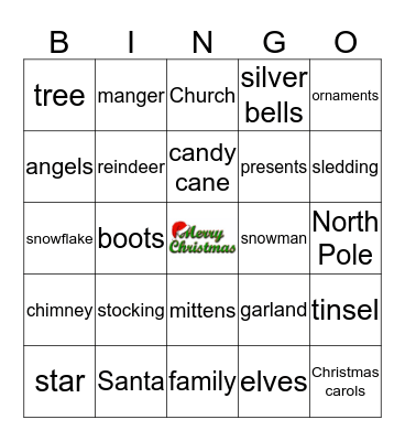Christmas Bingo Card
