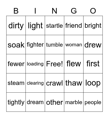 Level 13 Sonday 2 Bingo Card