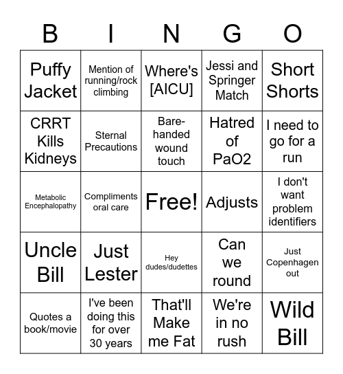 Spring-o Bingo Card