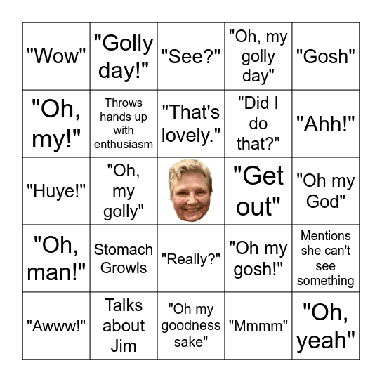 PAULA BINGO Card