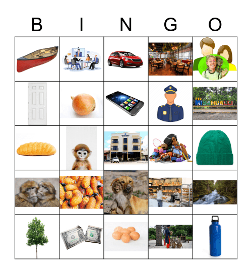 Olivia y Los Monos Bingo Card