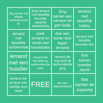 Infomoment BC 2023 Bingo Card