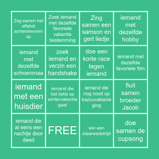 Infomoment BC 2023 Bingo Card