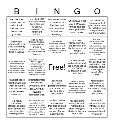 Find Someone Who... Bingo Card