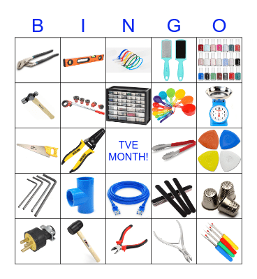 TVE MONTH Bingo Card