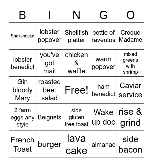 BINGObingoBINGObingoBINGObingo Card