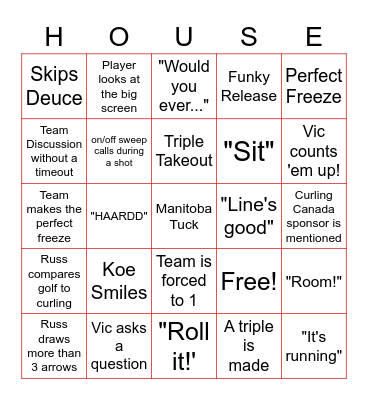 Brier 2023 Bingo Card