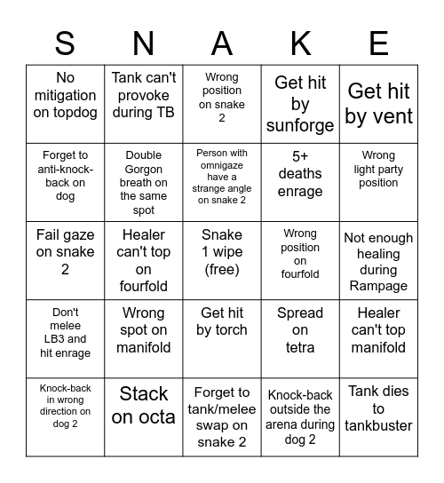 P8S part 1 meme card Bingo Card