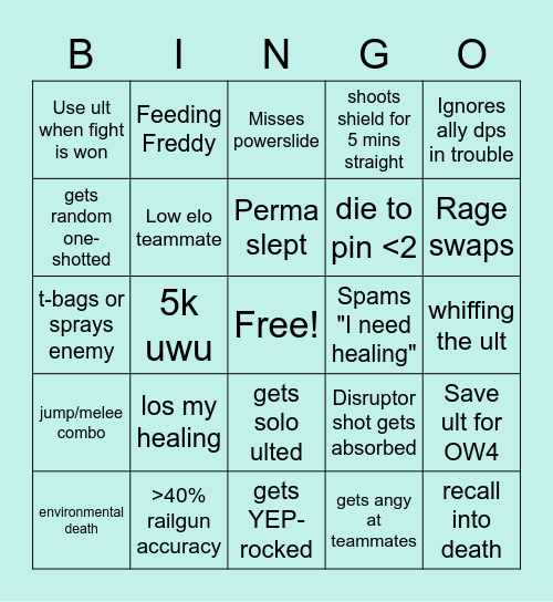 Matias Bingo Card