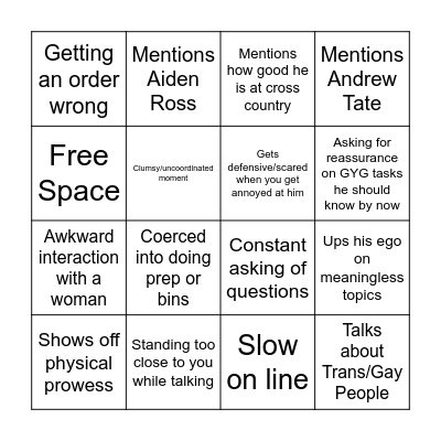 Working with Thew Bingo Card