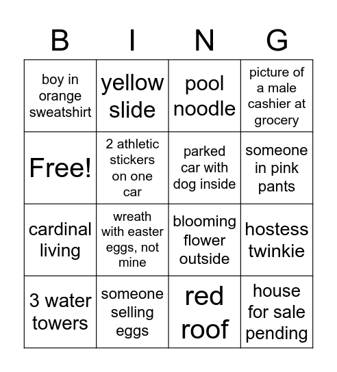 DAD'S BIRTHDAY BINGO 2023 Bingo Card