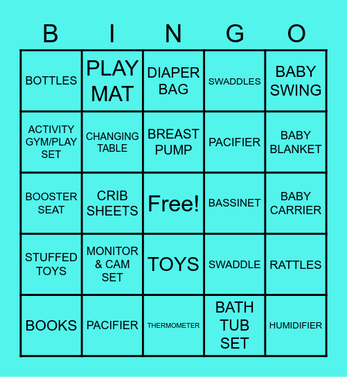 BABY AGUILAR FUN! Bingo Card