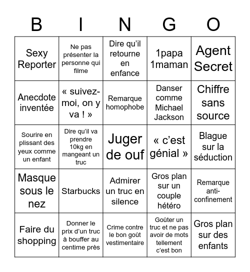 DDD Bingo Card