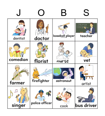 Who is this? - Jobs Bingo Card