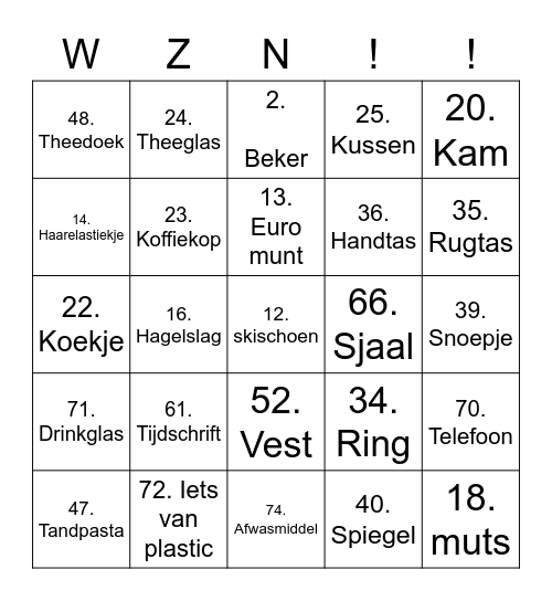 leogang bingo Card