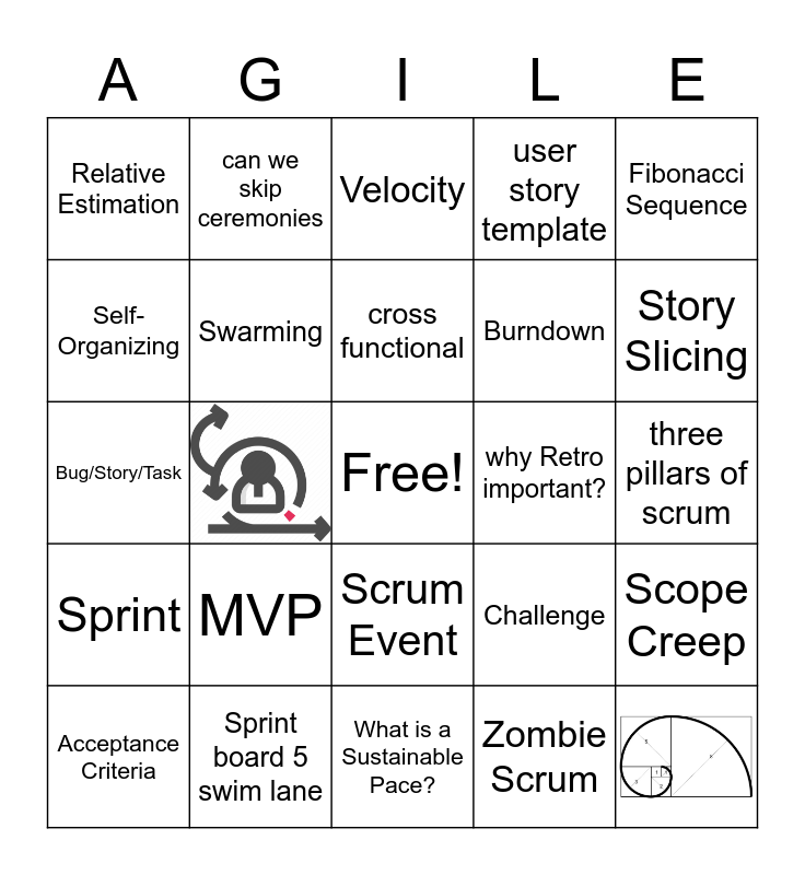AGILE BINGO for Team Bingo Card