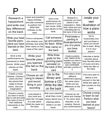 Holiday Bingo Game!! Bingo Card